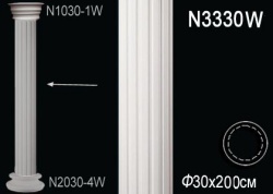 N3330W Колонна (тело) из полиуретана, применяется совместно с N2030-4W, N1030-1W, N1030-2W, N1030-3W